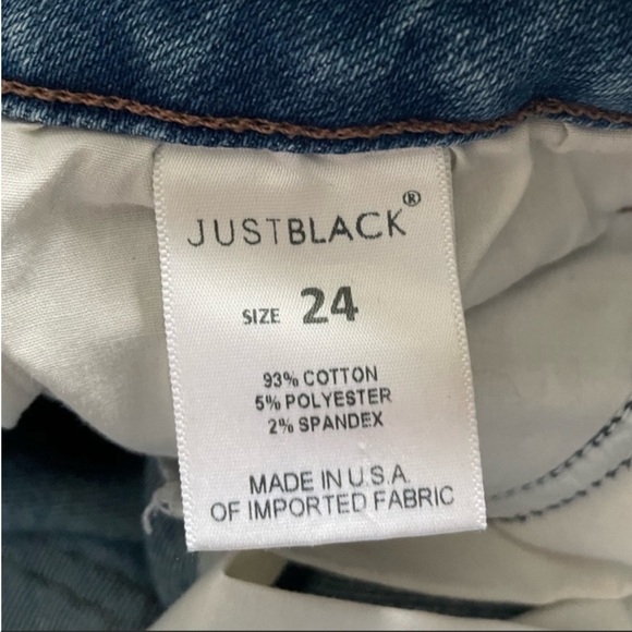 Just Black Denim Stretchy Skinny Ankle Jeans 24 - Picture 8 of 10